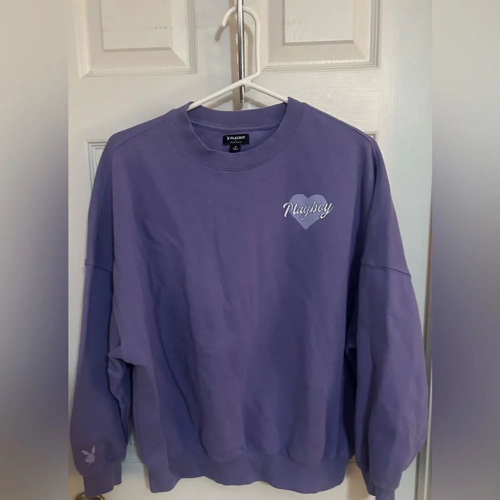 PLAYBOY  Lavender Crewneck Sweatshirt